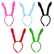 Party09 螞蟻觸角髮箍, 粉紅色, 藍色, 黑色, 紅色, 綠色, 1套