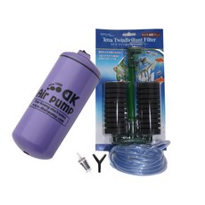 DK Air pump Tetra Brilliant Twins + Daegwang Silent Oxygen 2組, 3W, 1套