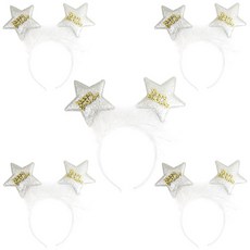 Party09 生日之星髮箍, 銀色, 5個