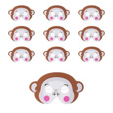 Party09 EVA 動物面具, 猴子, 10個