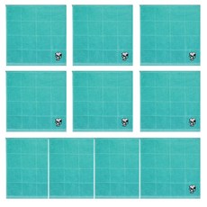 Songwol 松月 蝴蝶結史努比擦手巾, 薄荷綠, 10個