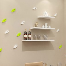 21세기트랜드 150 일자 벽선반 3종세트, 화이트