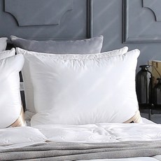 Sommier 優質金標超細纖維枕芯, 白色(低款), 1個