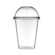 PET 아이스컵 92mm + 돔뚜껑 세트, 1개입, 500세트, 420ml