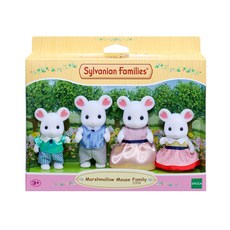 Sylvanian Family Marshmallow Mouse Family Figure Set 5308, 1組