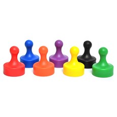 彩虹磁鐵7件組, 黑色, 紅色, 紫色, 橘色, 藍色, 黃色, 綠色, 1套
