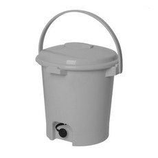 리빙뮤즈 음식물 쓰레기통 3.5L, 그레이, 1개