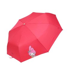 Sanrio 三麗鷗 美樂蒂 迷人全自動雨傘+傘套組