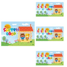 Uniart 紅色屋頂素描本 10本, 345 x 250 毫米, 15張