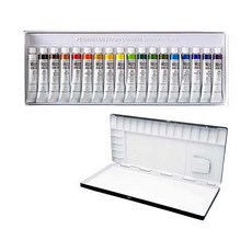 ShinHanart 民信水彩調色盤 小 20格 + 專家用顏料, 18色