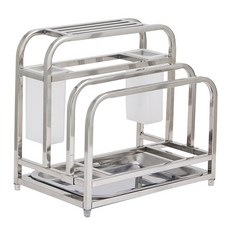 Blockmart 廚具多功能收納盒 29 x 19 x 27cm, 銀, 1個