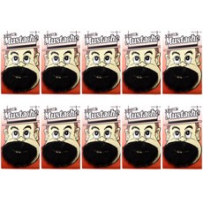 Party09 8號 假鬍子 裝扮道具, 10個, 單一顏色