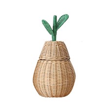 小梨藤籃收納盒小04844A, 素色, 1個