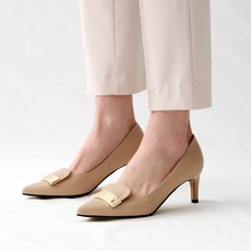 dangolunni Kalmia金色綴飾尖頭細跟高跟鞋