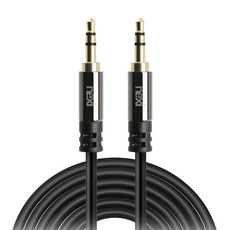 넥시 3.5mm 스테레오 AUX 오디오 케이블, NX933/5M, 혼합 색상, 1개