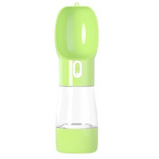 GREATLIFE 寵物攜帶式水壺餵食器, 綠色, 1個