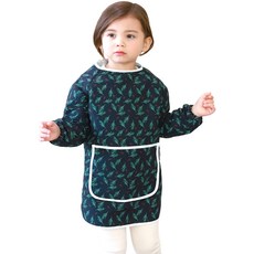 bebe chouette 孩童印花長袖美術圍裙, 香味