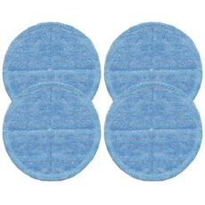 물걸레청소기 전기종 호환 극세사 걸레 파랑색 22cm, 4개