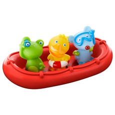 HABA 沐浴玩具動物朋友船 HB303866, 混色