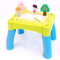 ansbrick Edutable Carry 和 Friends Block Play, 混合顏色