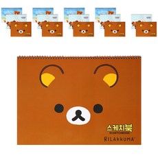 리락쿠마 스케치북 2000 15p 랜덤발송, 345 x 245 x 5 mm, 20매