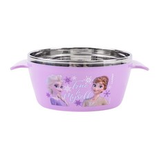 LILFANT 冰雪奇緣2不鏽鋼碗 FRO6042 洗碗機適用, 冰雪奇緣艾莎款, 1入