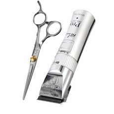 河成電子 寵物電推剪 PRO + 剪毛用剪刀組, HS-307, 混色