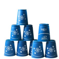 SPEED STACKS 經典競技疊杯 12入+提拉杆, 混色
