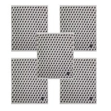 Songwol 松月 印花可掛式擦手巾, X字款, 5個