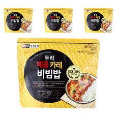 DOORI DOORI 辣咖哩拌飯, 137g, 4包