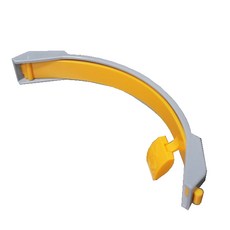 펠리칸 음식물쓰레기 밀봉 자석클립, 옐로우, 1개