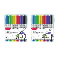 MONAMI 慕那美 Sigmaflow Raw Ink Vod Marker 220 圓形筆尖 6 色套組 A, 混色, 2套