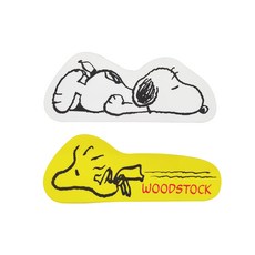 Hope Note Peanuts 軟Q矽膠鉛筆盒 史努比 + 糊塗塌客, 白色 + 黃色, 1套