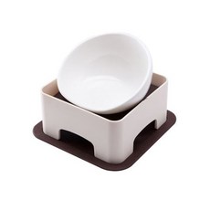 마이독 강아지 밥그릇 식탁 1구, 밥그릇(화이트), 1개