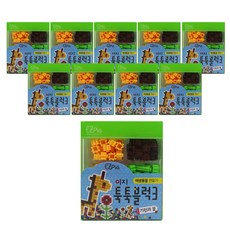 이지피아 툭툭 블럭3 야생동물만들기 기린과꽃 블록놀이 완구 120p 10세트, 혼합색상