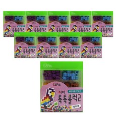 이지피아 툭툭 블럭2 애완동물만들기 앵무새 블록놀이 완구 120p 10세트, 혼합색상