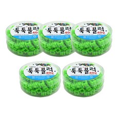 EZpia Tuk Tuk 積木補充包 40g 5入, 淺綠色