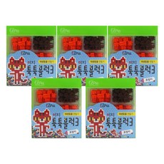 EZPia Tuk Tuk Block 3 野生動物製作老虎積木玩具 120p 5 套, 混色
