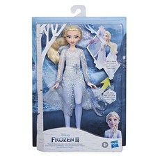 Hasbro 孩之寶 冰雪奇緣2 時尚娃娃 魔法艾莎, 27.5cm, 混合色, 1個