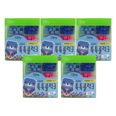 EZPia Tuk Tuk Block 3 野生動物製作水獺積木玩具 120p 5 套, 混色