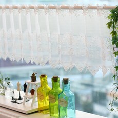 Wedding Deco 自行車風景 迷你短簾, 白象牙色