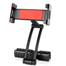 NINOX 高級手機平板後座頭枕支架, 紅色, 1個