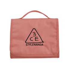 3CE 워시 백 브러쉬 파우치 스몰, 핑크 베이지, 1개
