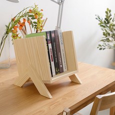 HSCAFE 迷你原木書架, 木色, 1層