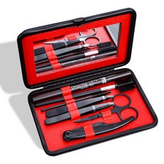 Lamour男士修眉工具 7件組, 1套, 黑+紅