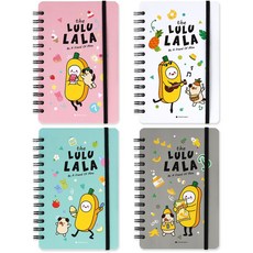 포포팬시 룰루랄라 아이콘 밴드 노트 4종 세트, 민트, 그레이, 화이트, 핑크, 1세트