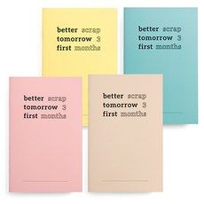 by.fulldesign 一套 4 塊我的現金規劃器，輕鬆上手, 檸檬奶油色、米色皮膚、水薄荷色、玫瑰粉色, 1套