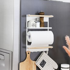 KOXINA 簡約木質摺疊冰箱收納架, 混色