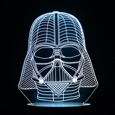 홈마인 LED 3D 무드등 캐릭터 시리즈 I2type, I206 별들의전쟁마스크