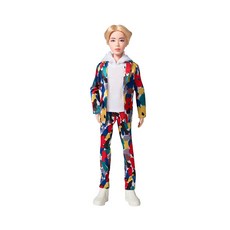 MATTEL 美泰兒 防彈少年團官方偶像球形關節娃娃 Jin, 29厘米, 混色